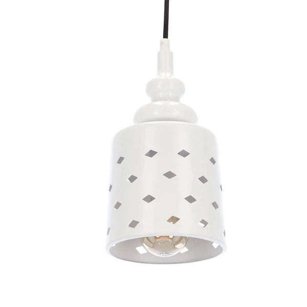 Lampa wisząca HAMP 31-51905 biała 1x60W E27