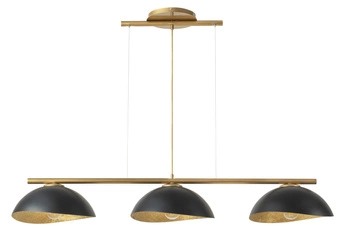 Lampa Sigma Solar 3 S złoty / klosz czarno-złoty 40573