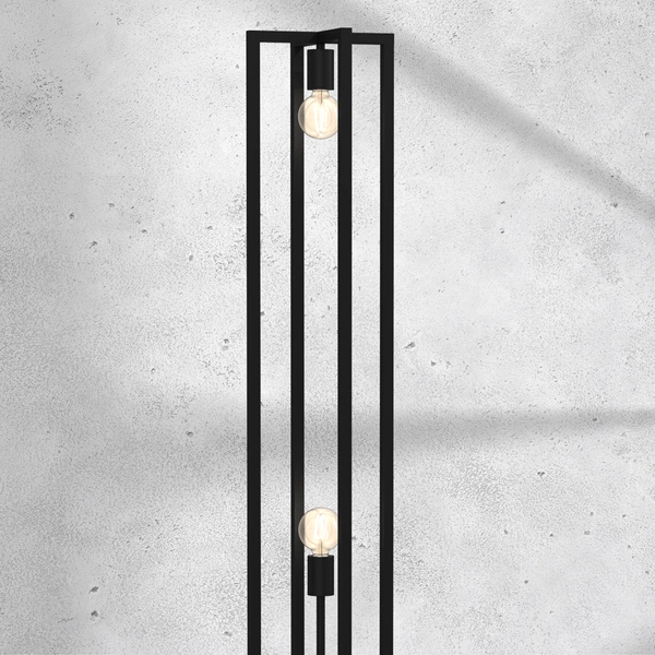 Lampa podłogowa ARNOLD, MLP8566, czarna, 2x60W E27