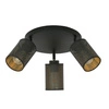 Lampa sufitowa Emibig BRONX 3 PREMIUM Czarny 1152/3PREM