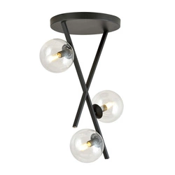 Lampa sufitowa Emibig RIVER 3 TRANSPARENT 1195/3