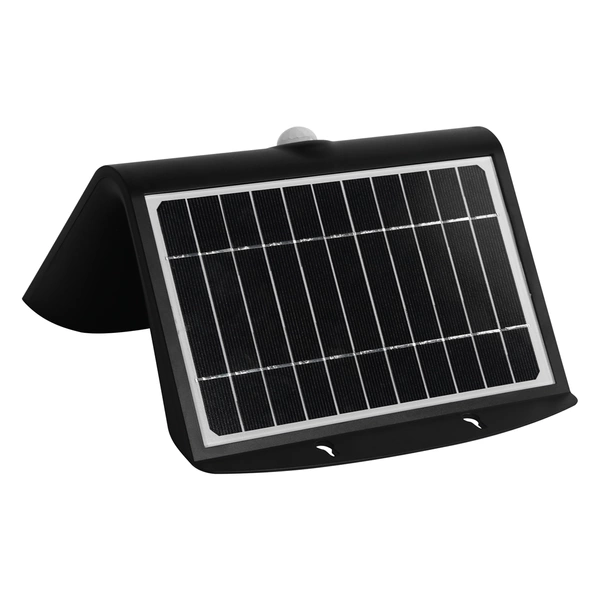 Lampa solarna BUTTERFLY czarna 6,8W barwa neutralna 4000K z czujnikiem ruchu i zmierzchu EKO3881