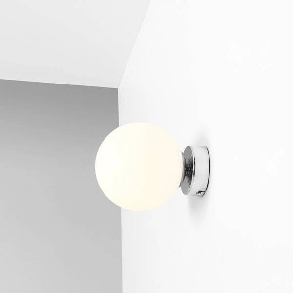 Aldex Kinkiet BALL 1076C4_S, 14 cm, chrom/biały, 1x40W E14