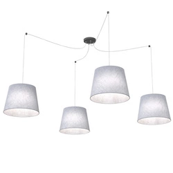 Lampa wisząca Emibig ASCOT 4 GRAY 1424/4