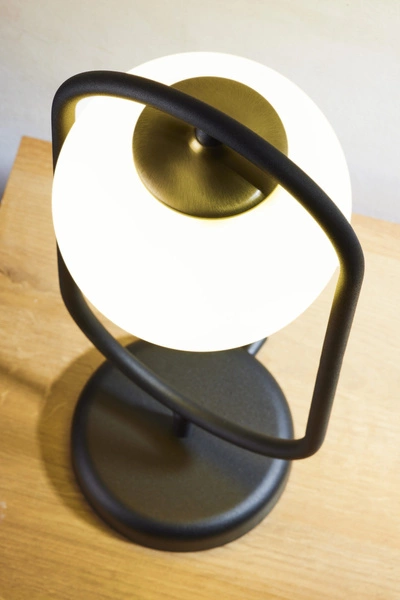 Nowoczesna Lampka biurkowa IGON wys. 49cm 1xE14 11W IP20 | Złoty