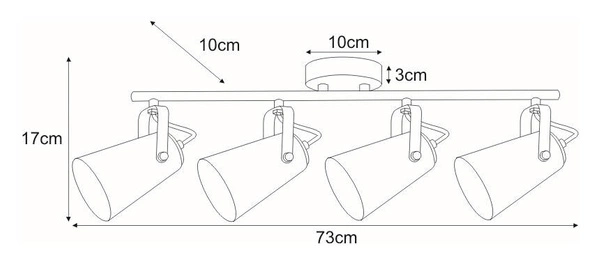 Reflektor / spot K-8117 z serii NOKA