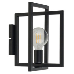 Nowoczesna lampa ścienna EDEN E27 60W wys. 31cm | czarny