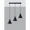 Lampa wisząca TAZILA 3 SL.0990 czarna 3xGU10/ES111