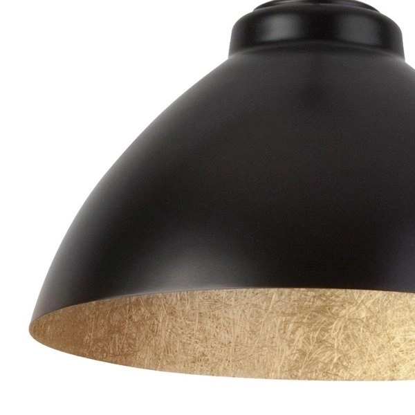 Lampa wisząca MILA czarno - złota 35cm