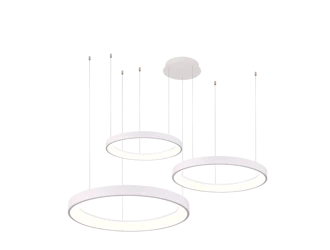 Azzardo AGNES PENDANT 38+58+78 DIMM CCT SWITCH WH 5025