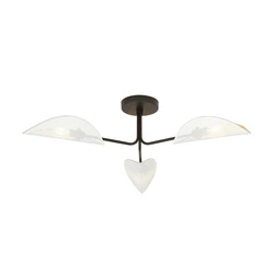 Lampa sufitowa Emibig GOMEZ 3 Biały/GOLD 1173/3