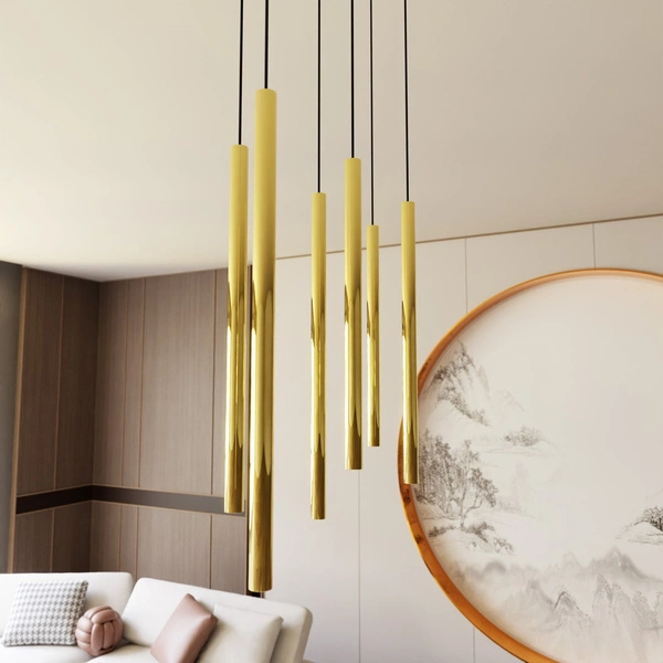 Lampa wisząca Emibig SELTER 6 GOLD 1332/6