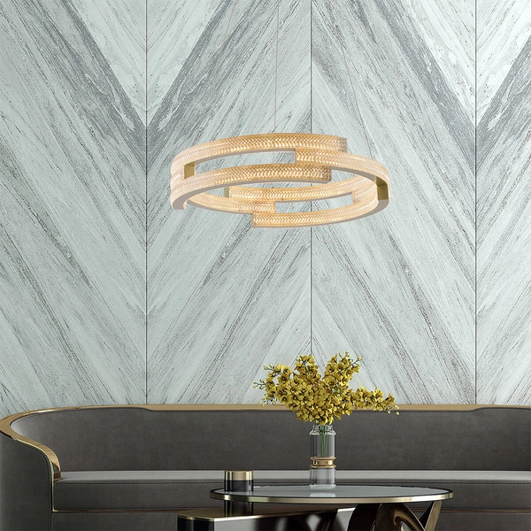 Lampa wisząca Tarja LED CCT złota LP-1810/1P GD