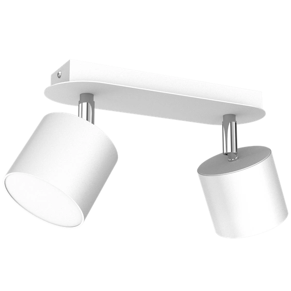 Lampa sufitowa DIXIE WHITE 2x GX53 szer. 24cm | biały