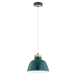 Lampa wisząca ALFA LORIEN ZIELONA 1xE27 23cm | 61328