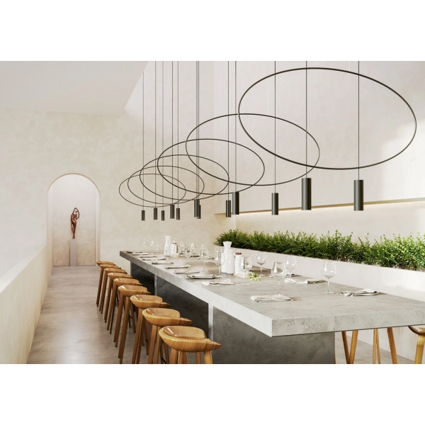 Lampa wisząca HOLAR 2 TH.017CZ czarna 2xGU10