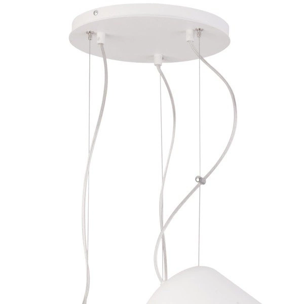 Lampa wisząca TIKET biała 3 pkt