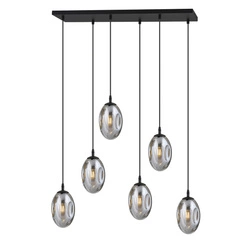 Lampa sufitowa Emibig ASTRAL 6 BL GRAFIT 1266/6