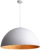 Lampa wisząca SFERA biało - miedziana 50cm