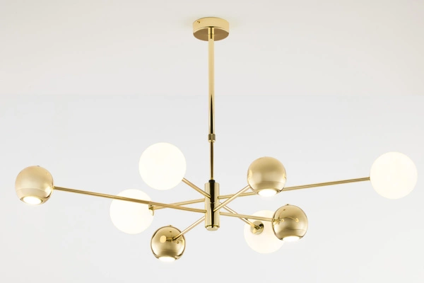 Nowoczesny Żyrandol MOKA wys. 47-69cm 4xG9 4xGU10
14W IP20 | Złoty