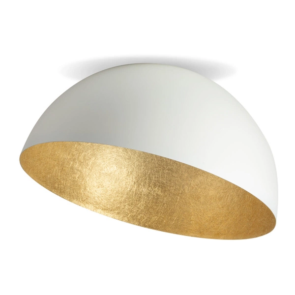 Lampa Sigma Sfera 70 plafon biały/złoty 32464