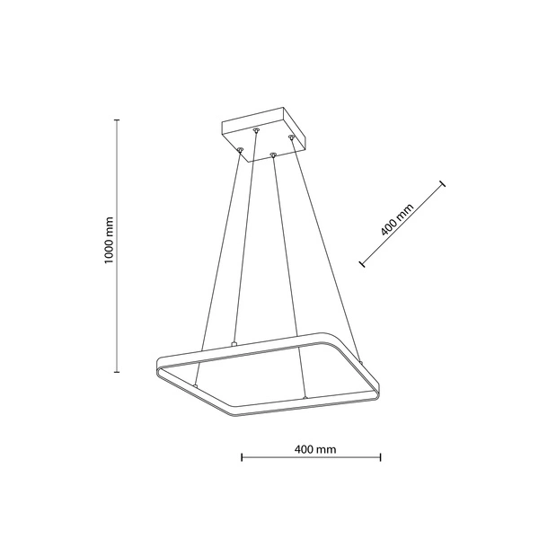 LIMA GOLD LAMPA WISZĄCA LED 26W