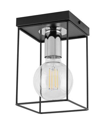 Lampa Sigma VOX 1 Plafon czarny/srebrny 40698