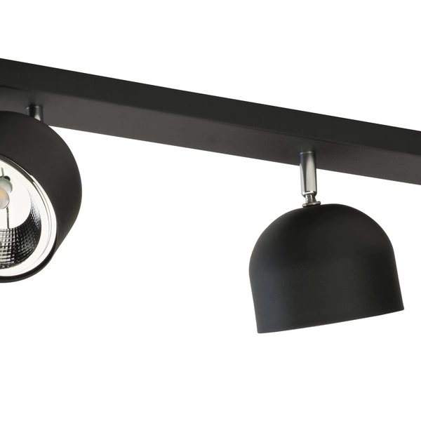 ALTEA BLACK LAMPA SUFITOWA 4 PŁ + ŻARÓWKI 6521