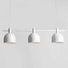 Aldex Lampa wisząca BERYL 3, 976E, biała, 3x60W E27