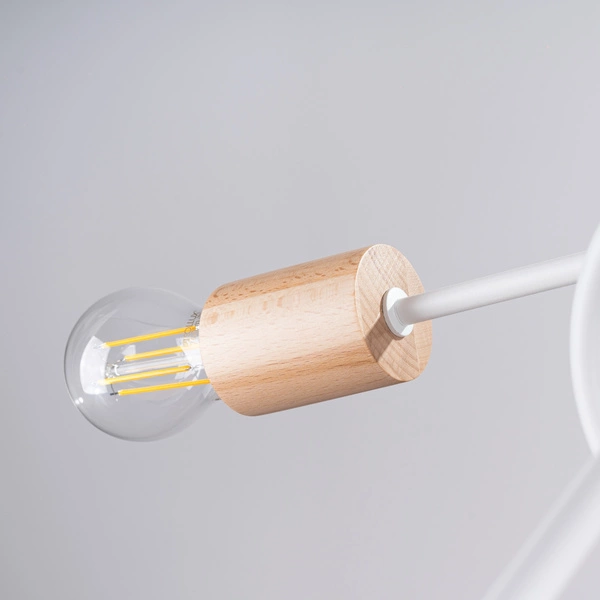 Żyrandol EMBER 5 biały