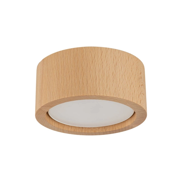 Spot sufitowy drewniany GX53 EVE WOOD BUK 10123