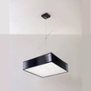 Lampa wisząca Sollux HORUS 35.Lampa  PVC, Stal, czarna 2 x 15 W LED, SL.0130