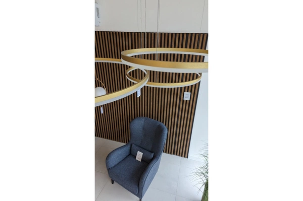 Azzardo HALO PENDANT 100+80+60 CCT BK + REMOTE CONTROL 4975