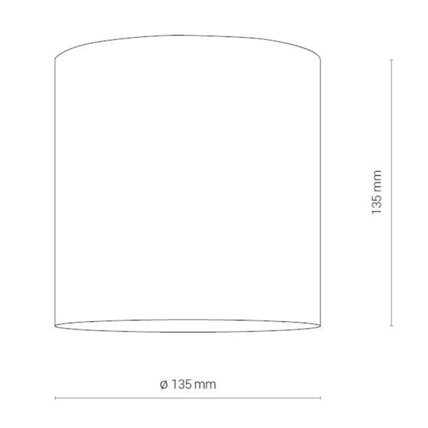 Lampa sufitowa plafon IOS 30W LED 3000K kąt 36° | czarny 8728