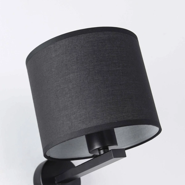 Nowoczesny kinkiet CECINA czarny