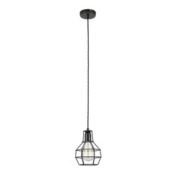 Lampa wisząca Constantin śr. 13.5cm E27 | czarny