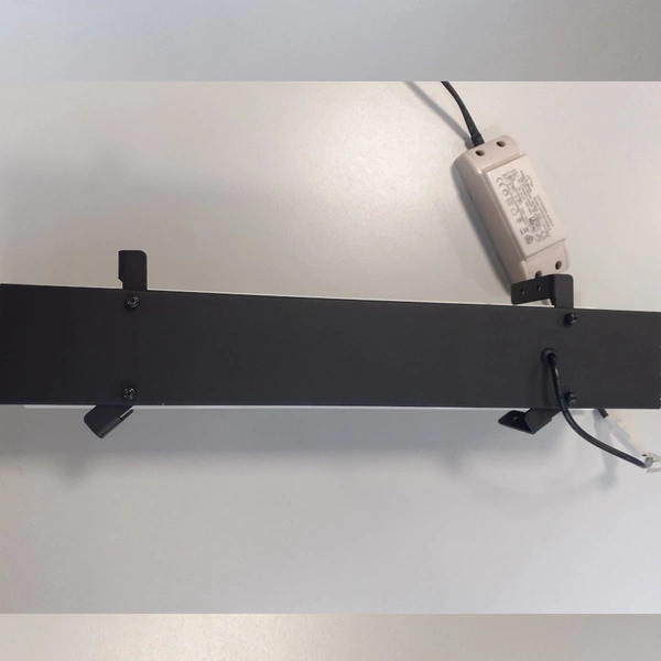 Oprawa wpuszczana sufitowa HARPER 40,4cm 24W LED ciepła biel 3000K | czarny/biały