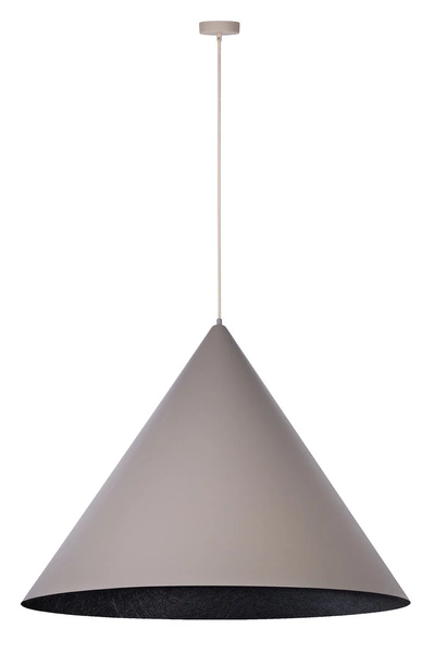 Lampa Sigma Vesuvio taupe/czarny L 3xE27 41065