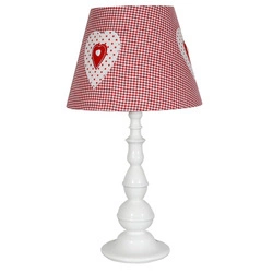 Lampa stołowa/nocna SWEET 41-64189 biało-różowa 1x60W E27