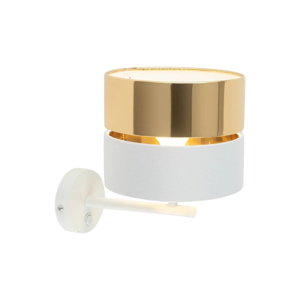 HILTON WHITE/GOLD KINKIET 1 PŁ 4770