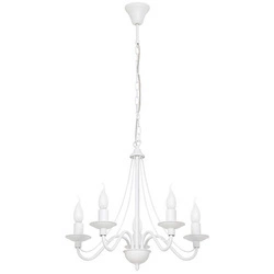 Aldex Żyrandol RÓŻA 5 397F, biały, 5x40W E14