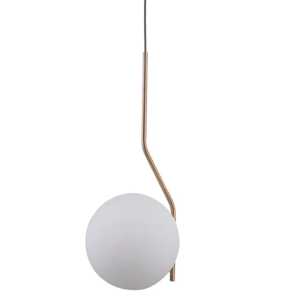 Lampa wisząca CARIMI wys cał. 100cm E27 | mosiądz