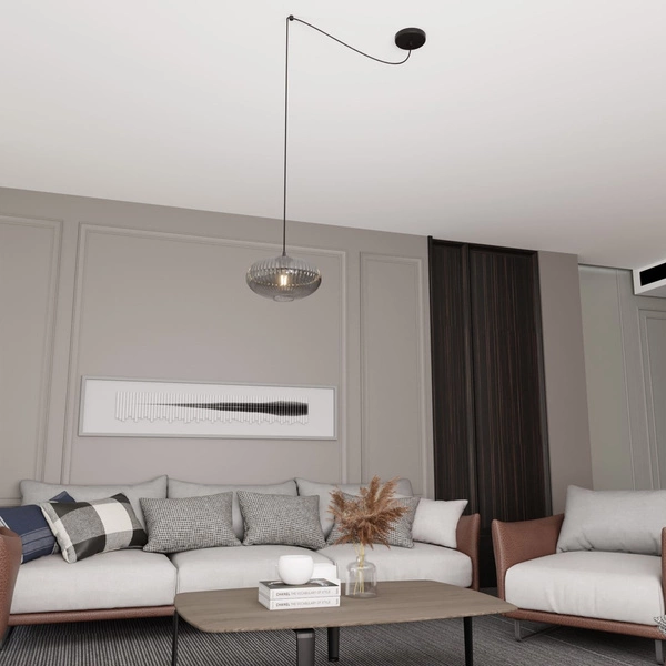 Lampa wisząca Emibig ORIGO 1 BL GRAFIT 1375/1