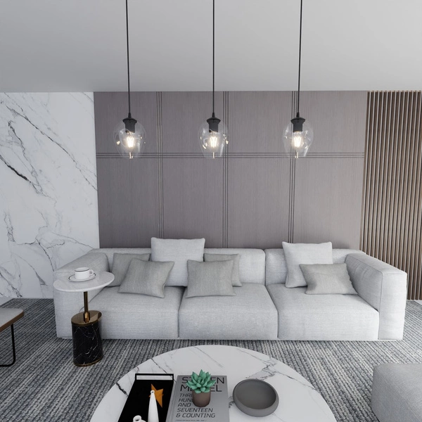 Lampa wisząca Emibig ISTAR 1 BL TRANSPARENT 679/1