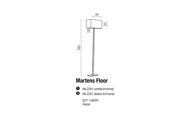 MARTENS FLOOR LAMPBODY
