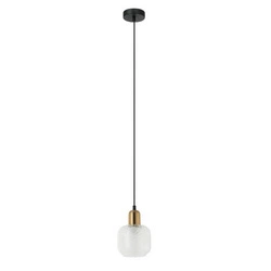 Lampa wisząca LAMEZIA dł. 19,5cm E27 | brązowy