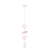 HEART BH LAMPA WISZĄCA 1X20W E27 IQ KIDS RÓŻOWY