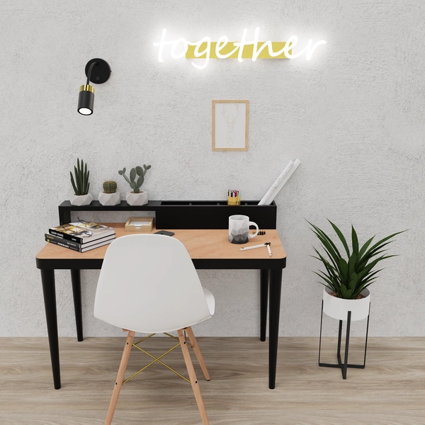 Kinkiet flex JOKER BLACK GOLD 1xGU10 | Czarny