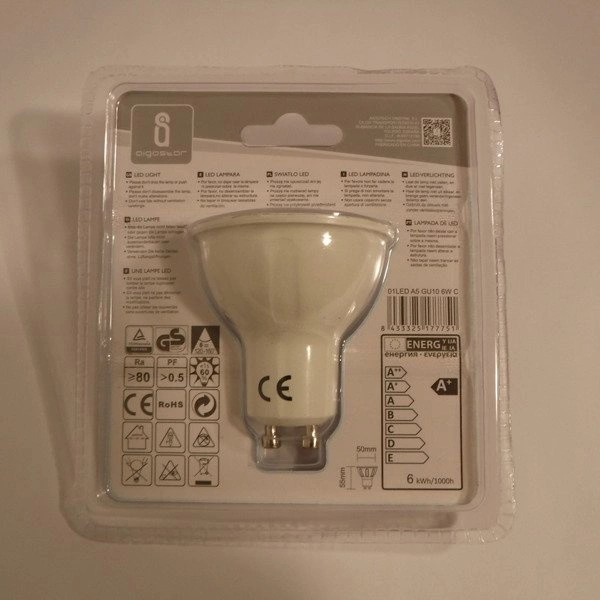 Żarówka LED GU10 6W CIEPŁA