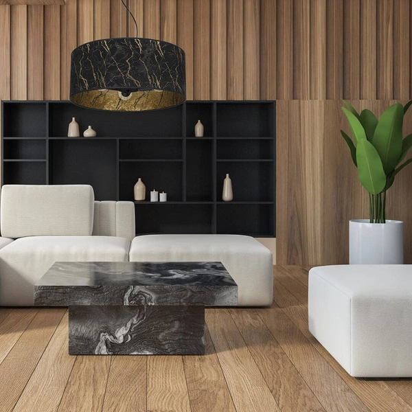 Lampa wisząca SENSO Black/Gold 3xE27 wys. 90cm | czarny złoty